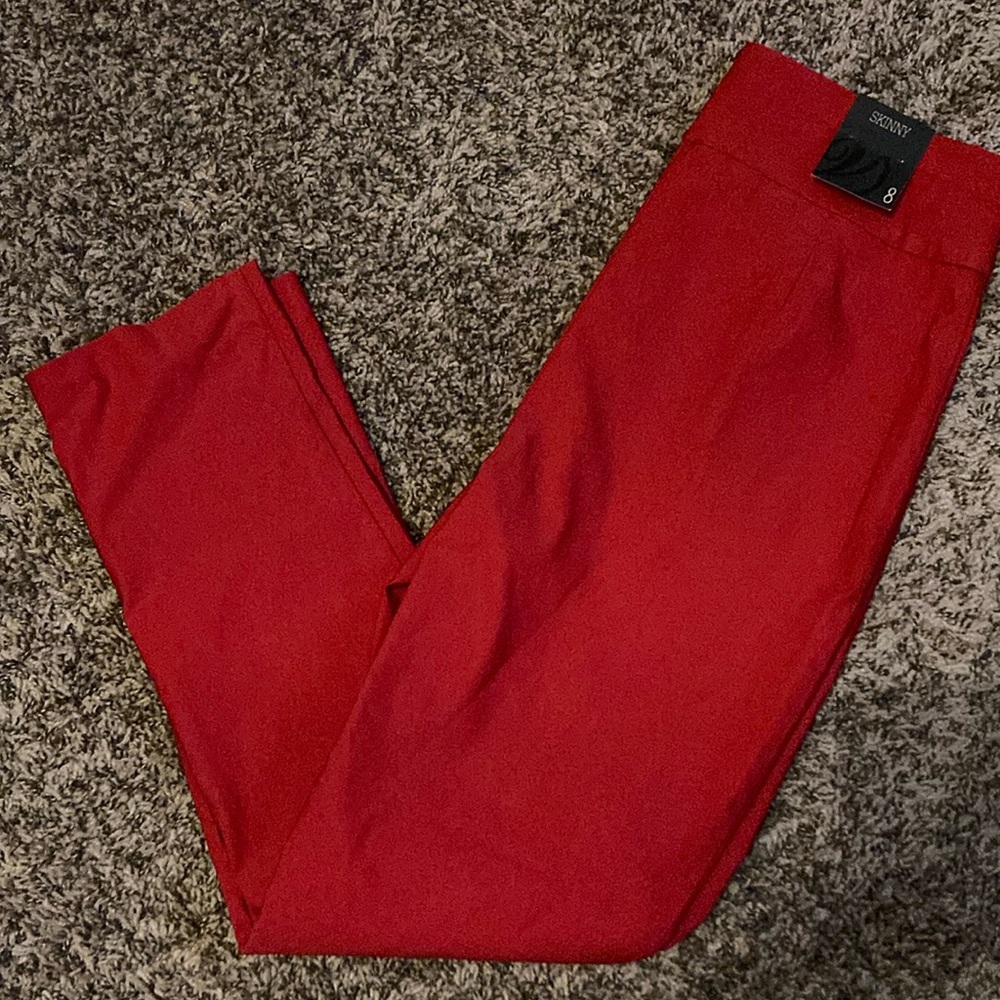 Red Skinny Women’s Pants
